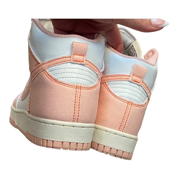 Nike Dunk High 1985 Arctic Orange Denim Sneaker DV1143-800 Womens Size US 8 - Picture 11 of 16